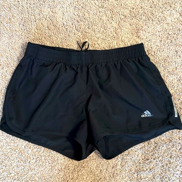Black adidas running shorts - Picture 1 of 1